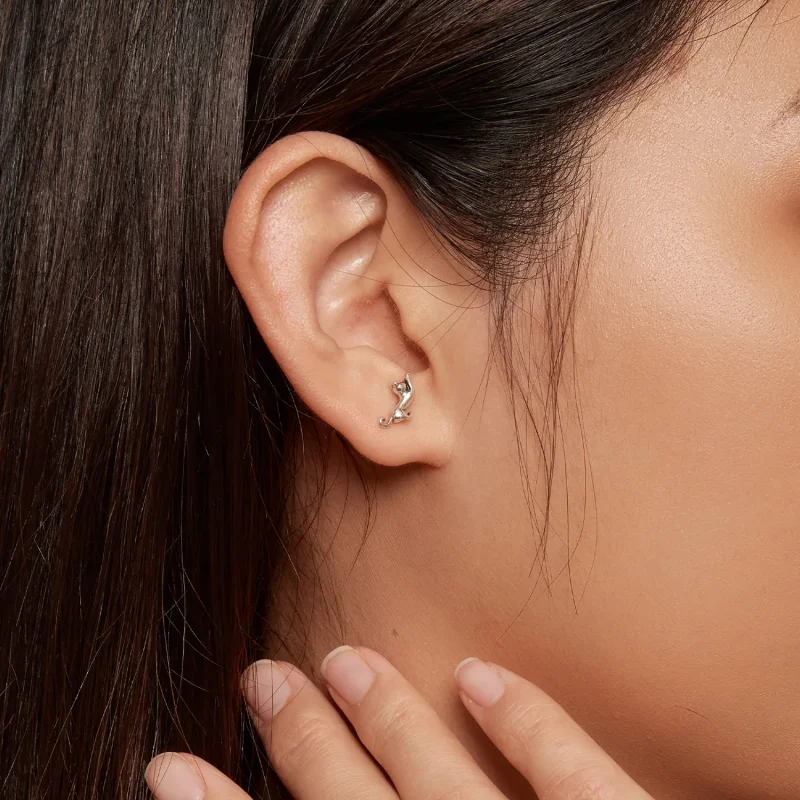 (slika za) Uhani z mačjimi zatiči v stilu Pandora - SCE1630 - Ogled 7