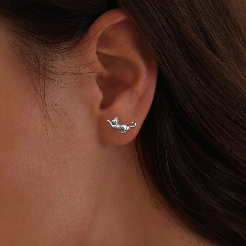 (slika za) Uhani z mačjimi zatiči v stilu Pandora - SCE1630 - Ogled 9