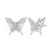 Uhani z metulji v slogu Pandora - BSE910 Uhani z metulji v slogu Pandora - BSE910