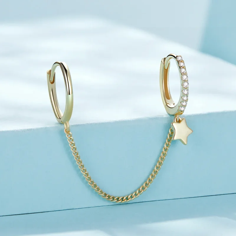 (slika za) Varna verižica Golden Astropath v stilu Pandora - SCE914-B - Ogled 2