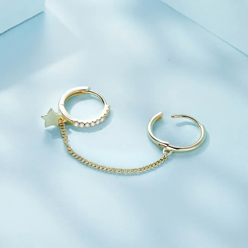 (slika za) Varna verižica Golden Astropath v stilu Pandora - SCE914-B - Ogled 4