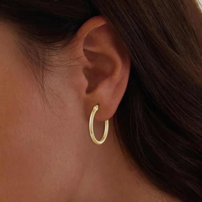 (slika za) Veliki navadni srebrni obročki v slogu Pandora - SCE1608-LB - Ogled 2