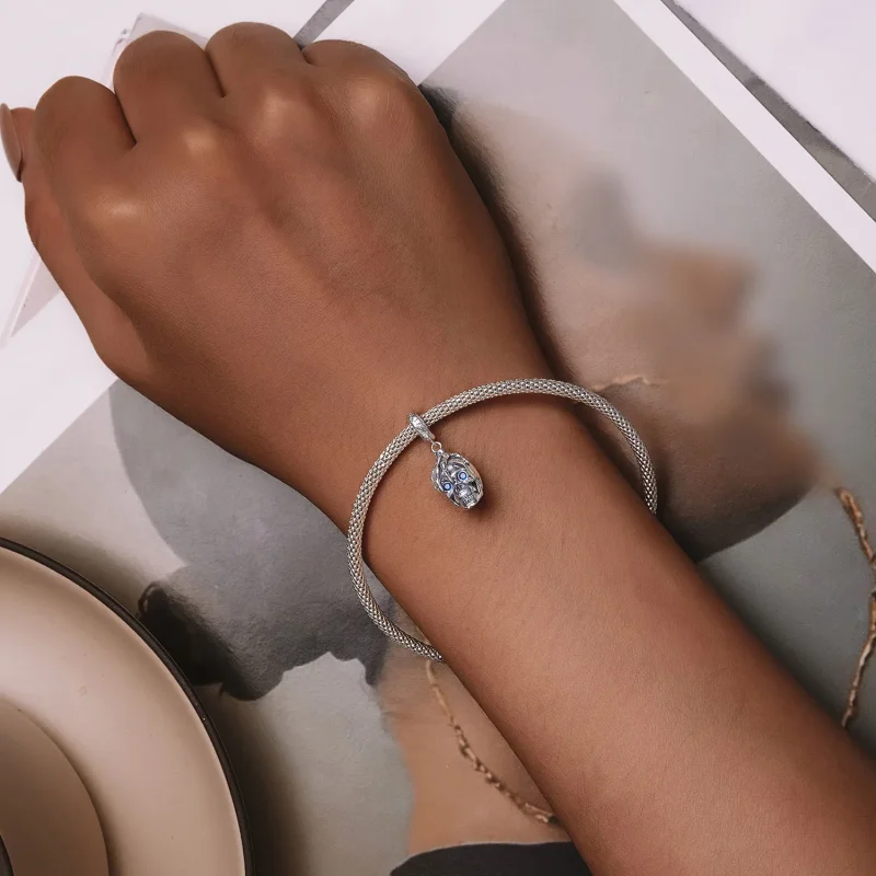 (slika za) Viseča lobanja za noč čarovnic v stilu Pandora - SCC2606 - Ogled 5