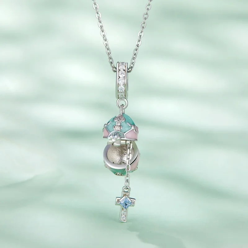 (slika za) Viseča velikonočna jajca v stilu Pandora - BSC779 - Ogled 3