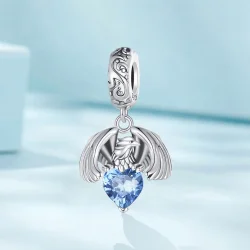 Viseči beli orel v stilu Pandora - SCC2636