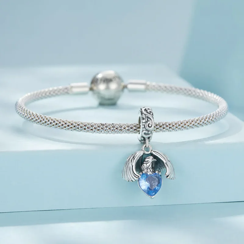 (slika za) Viseči beli orel v stilu Pandora - SCC2636 - Ogled 3