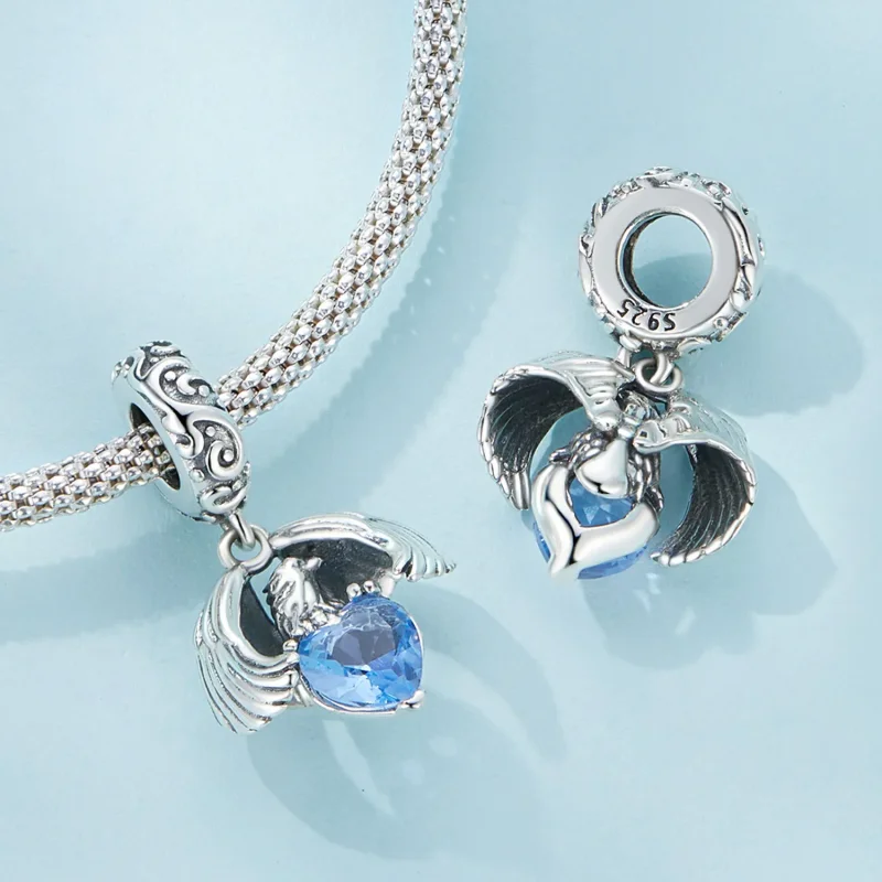 (slika za) Viseči beli orel v stilu Pandora - SCC2636 - Ogled 4