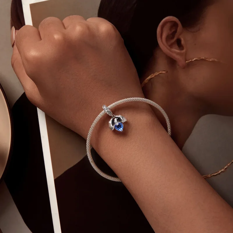 (slika za) Viseči beli orel v stilu Pandora - SCC2636 - Ogled 5