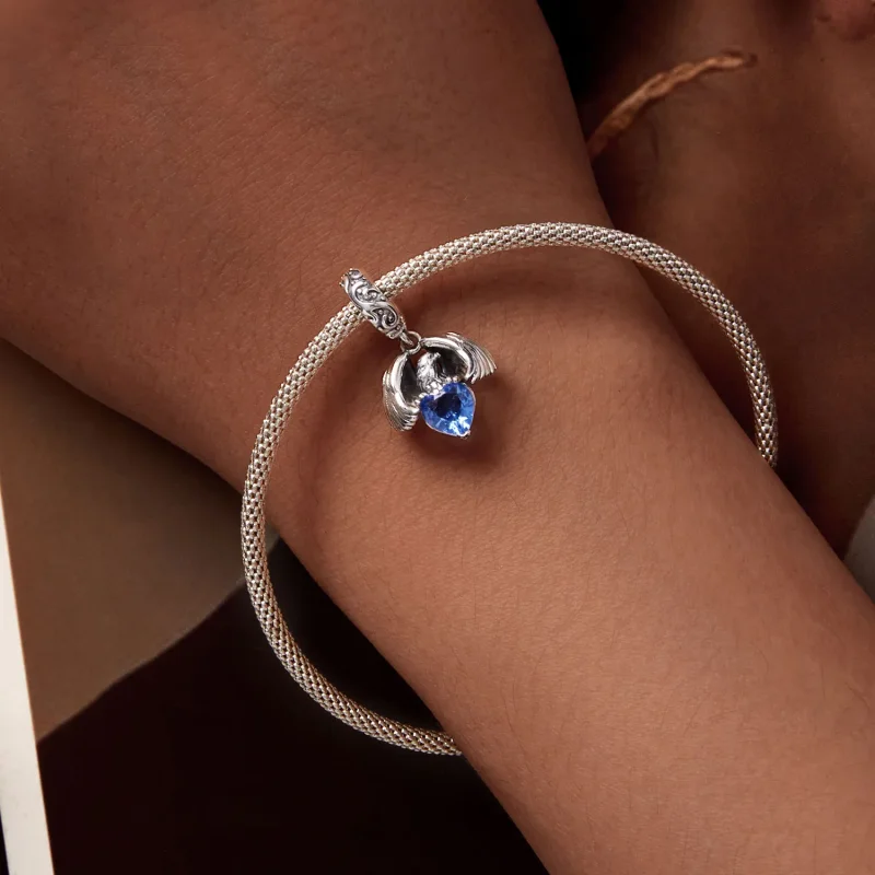 (slika za) Viseči beli orel v stilu Pandora - SCC2636 - Ogled 6