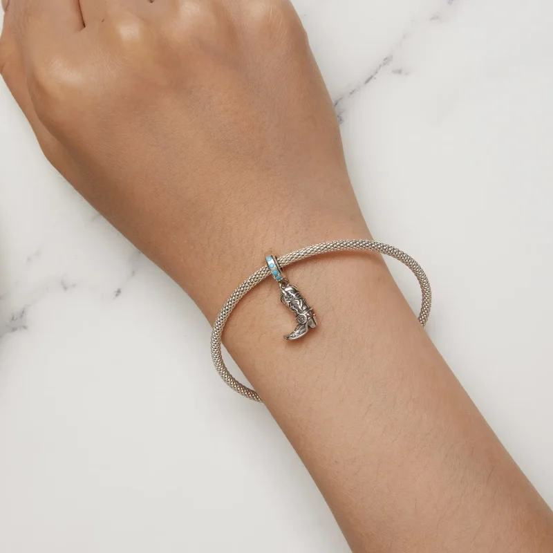 (slika za) Viseči kavbojski usnjeni škornji v stilu Pandora - SCC2566 - Ogled 5