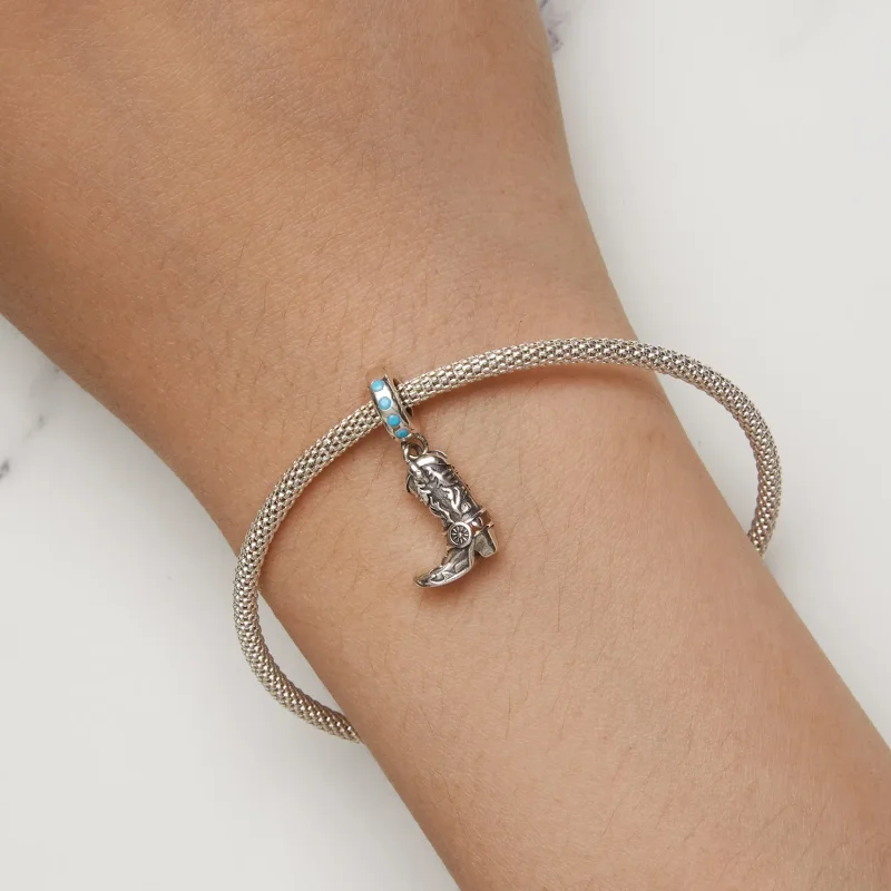 (slika za) Viseči kavbojski usnjeni škornji v stilu Pandora - SCC2566 - Ogled 6