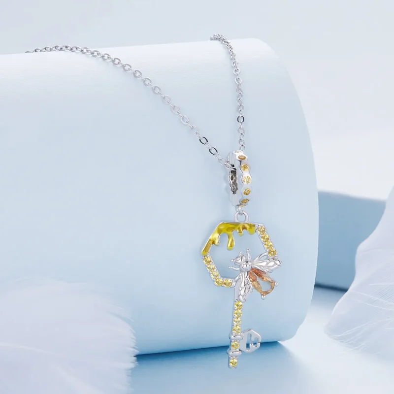 (slika za) Viseči panjski ključ v stilu Pandora - BSC822 - Ogled 2