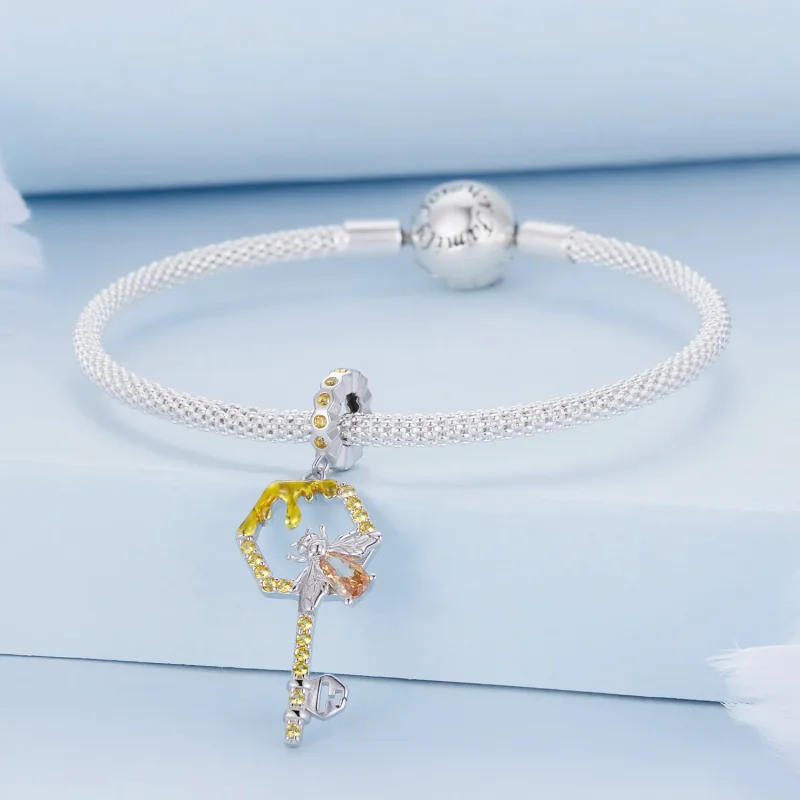 (slika za) Viseči panjski ključ v stilu Pandora - BSC822 - Ogled 3