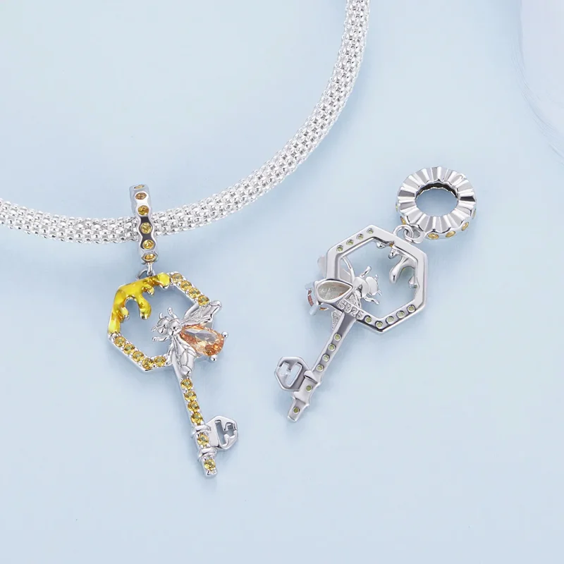 (slika za) Viseči panjski ključ v stilu Pandora - BSC822 - Ogled 4