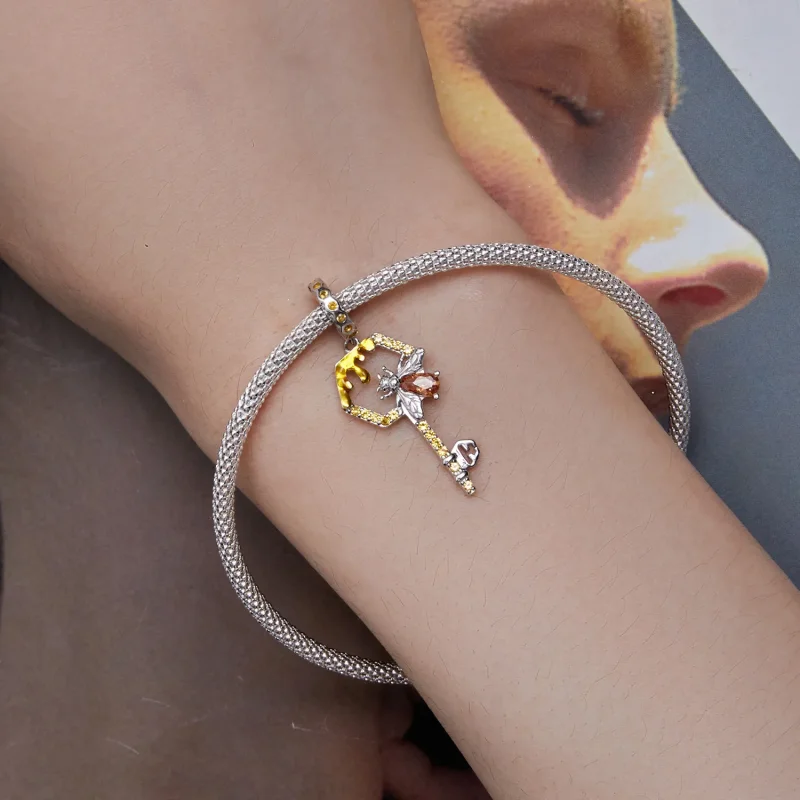 (slika za) Viseči panjski ključ v stilu Pandora - BSC822 - Ogled 5