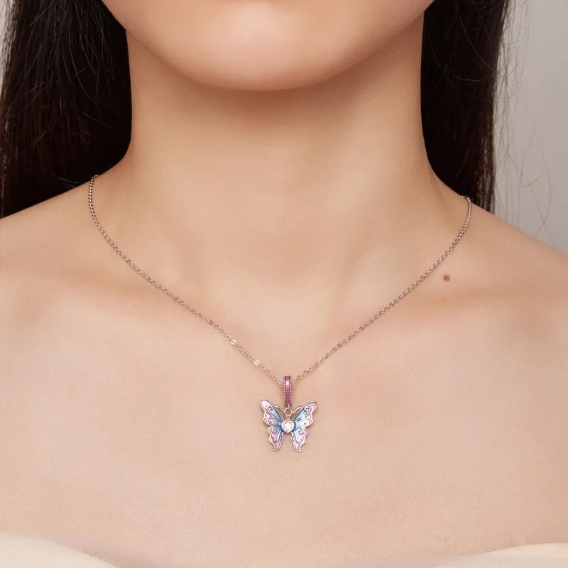 (slika za) Viseči vilinski metulj v slogu Pandora - SCC2472 - Ogled 6