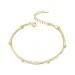 Zapestnica z verižico iz zlatih kroglic Pandora - SCB131-B