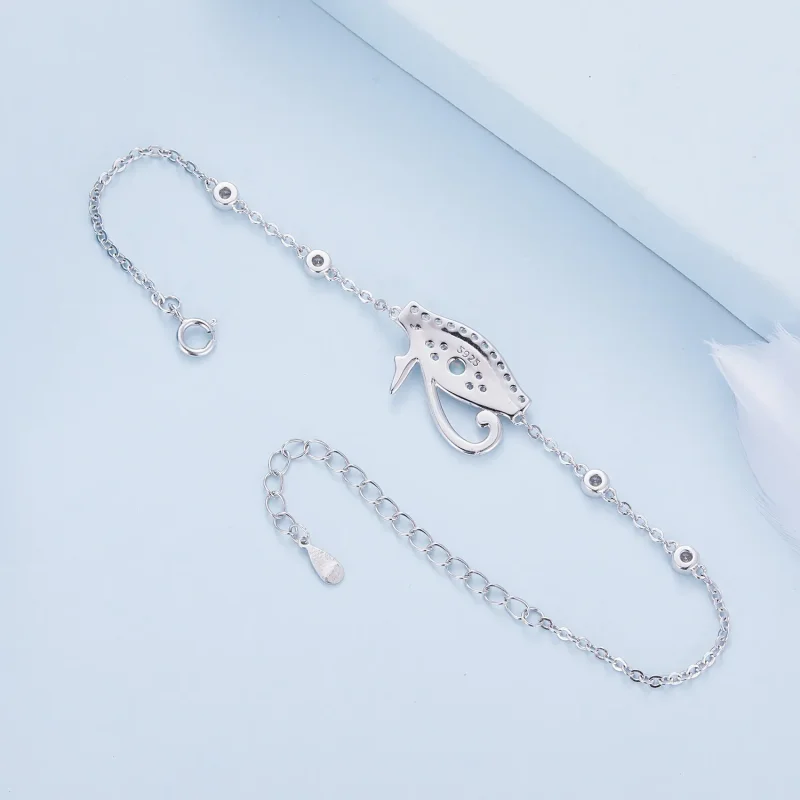 (slika za) Zapestnica z verižico v slogu Pandora Horusovo oko - BSB114 - Ogled 4