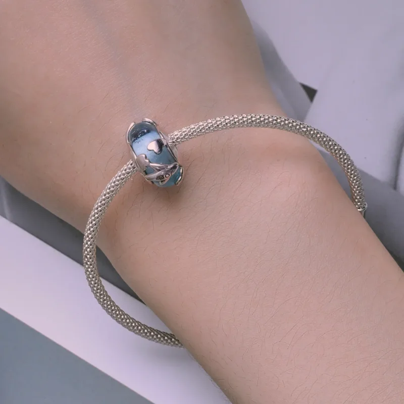 (slika za) Zastekljen obesek za letalo Pandora Style - SCC2482 - Ogled 6