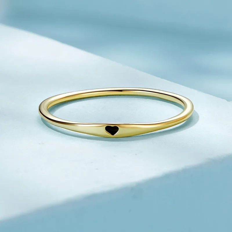 (slika za) Zlati ljubezenski prstan v slogu Pandora - SCR468-B - Ogled 3