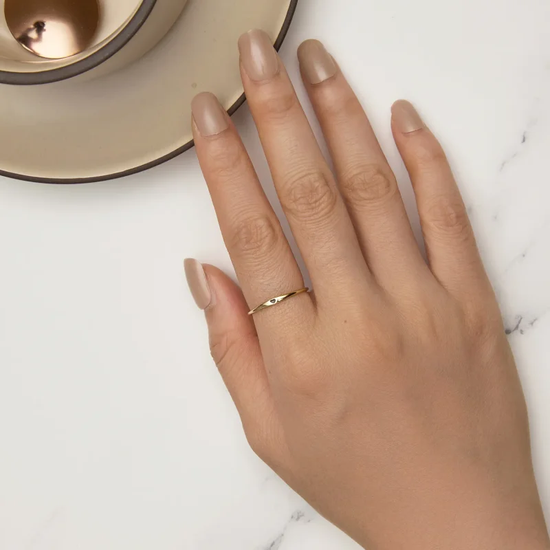 (slika za) Zlati ljubezenski prstan v slogu Pandora - SCR468-B - Ogled 5