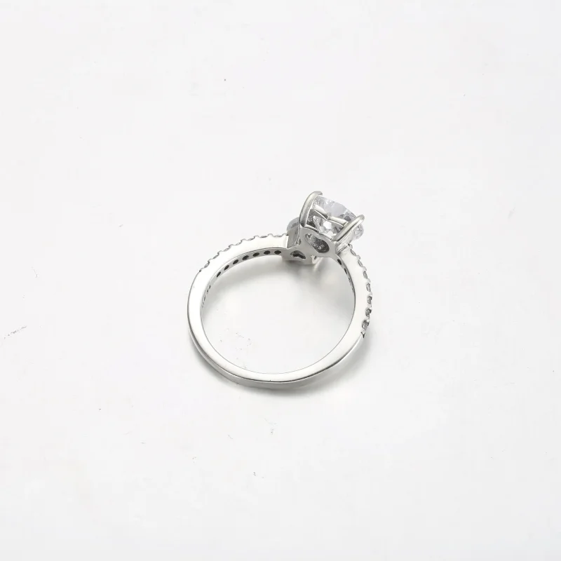 (slika za) Bleščeči prstan Pandora z dvojnim srcem - 191198C01 - Ogled 3