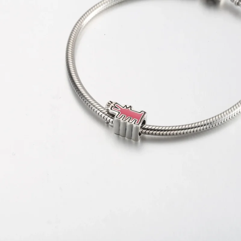 (slika za) Obesek Keith Haring™ x Pandora z lajajočim psom - 792218C01 - Ogled 5