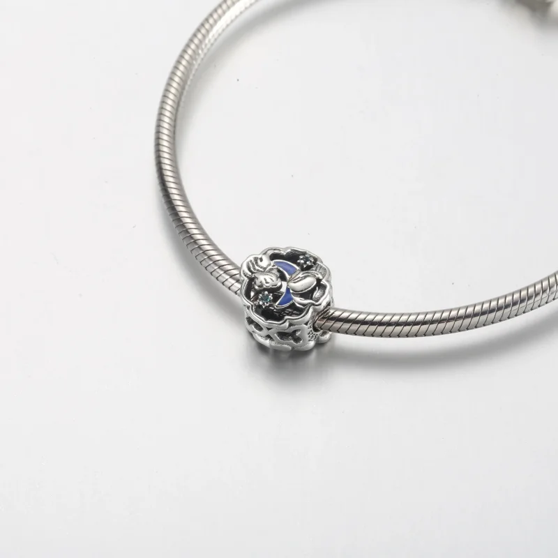 (slika za) Obesek Pandora Disney Aladdin, Princess Jasmine & Genie, ki se sveti v temi - 79 - Ogled 5