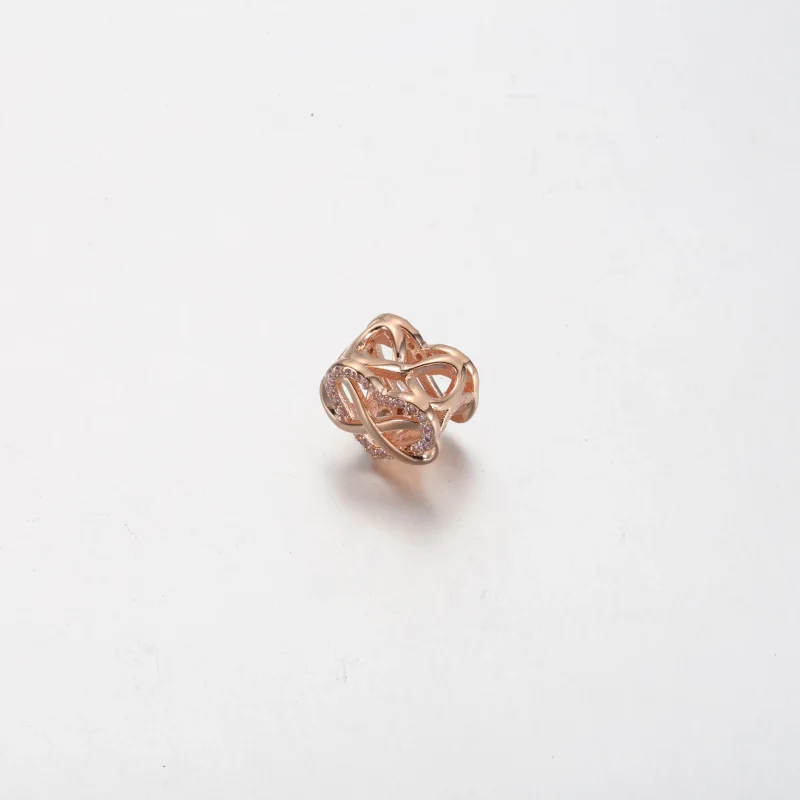 (slika za) Obesek Pandora Family Infinity Pink Heart – 782246C01 - Ogled 2