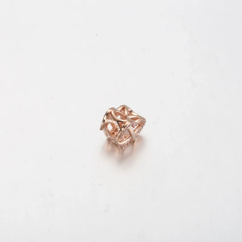 (slika za) Obesek Pandora Family Infinity Pink Heart – 782246C01 - Ogled 3