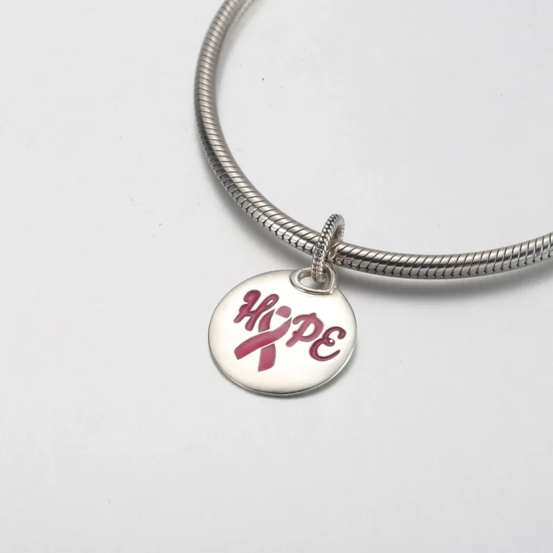 (slika za) Obesek z roza trakom Pandora Hope - ENG398610C00_9 - Ogled 4