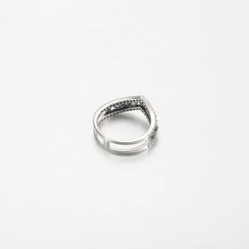 (slika za) Pandora Bleščeči prstan Marquise Double Wishbone - 199095C01 - Ogled 4