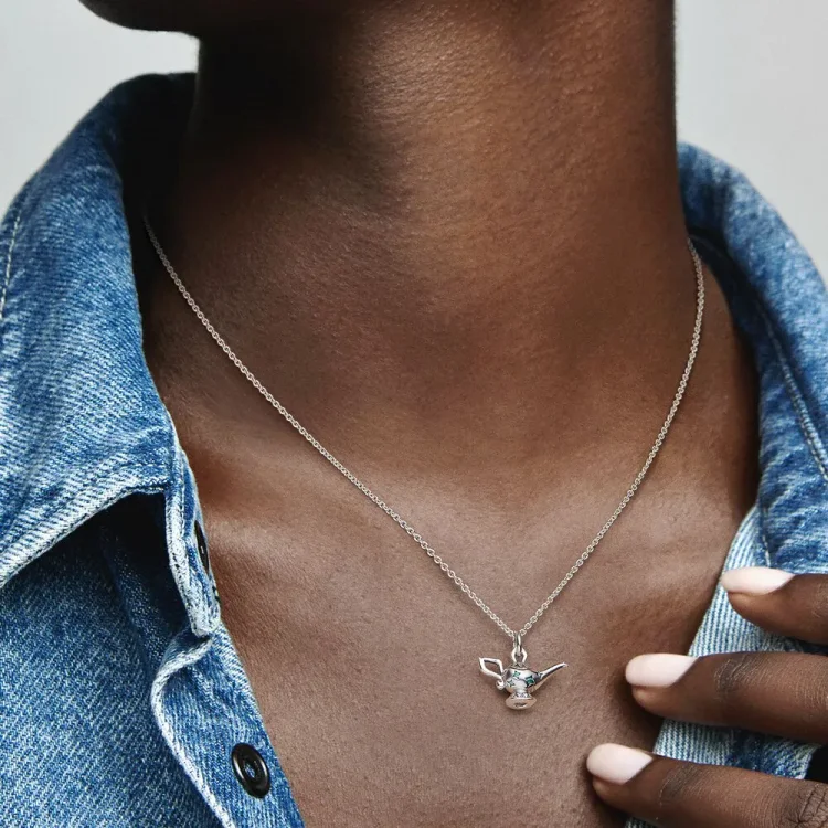 Pandora Disney Aladdin čarobna svetilka z obeskom Collier ogrlica - 392347C01