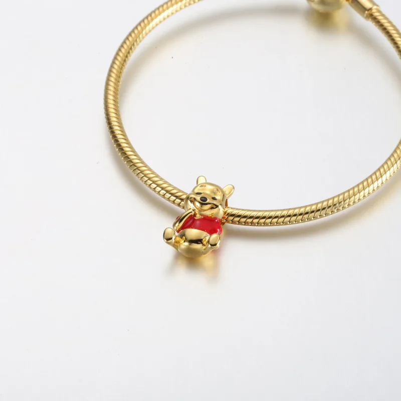 (slika za) Pandora Disney Obesek medvedek Winnie the Pooh - 762212C01 - Ogled 5