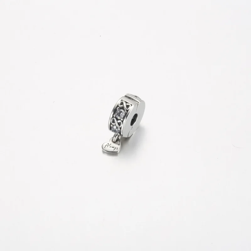(slika za) Pandora Family Always Pavé Clip Charm - 791151C01 - Ogled 2
