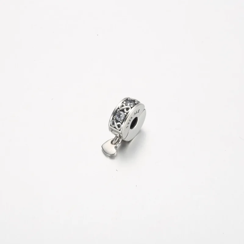 (slika za) Pandora Family Always Pavé Clip Charm - 791151C01 - Ogled 3