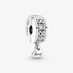 (slika za) Pandora Family Always Pavé Clip Charm - 791151C01