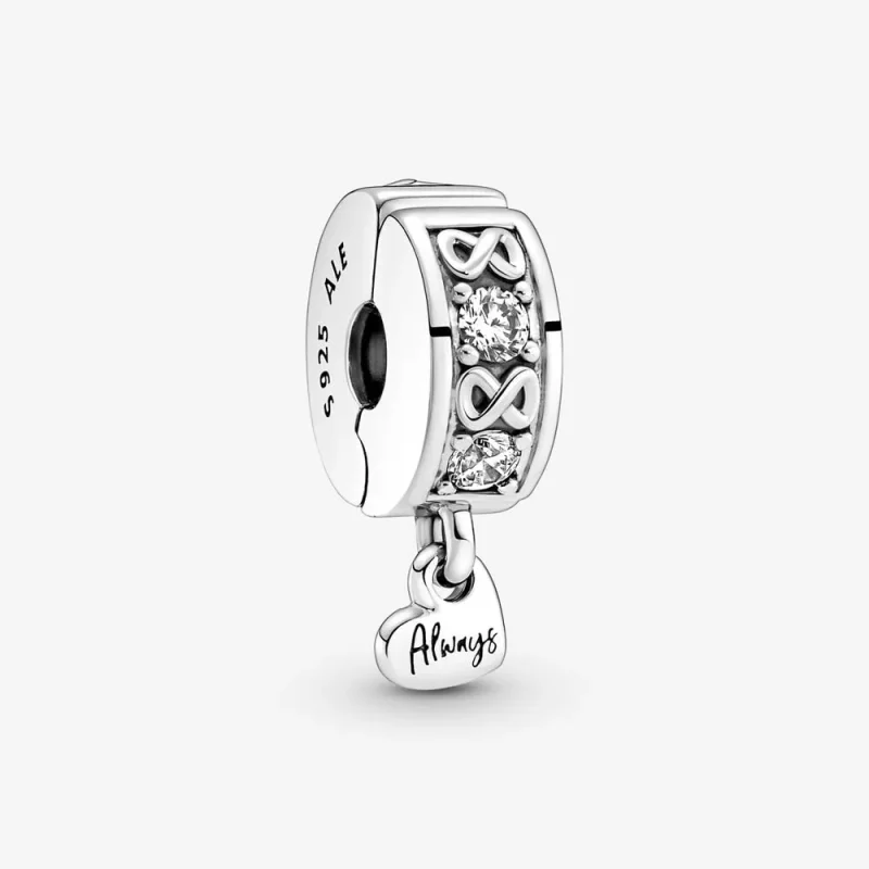 (slika za) Pandora Family Always Pavé Clip Charm - 791151C01 - Slika izdelka
