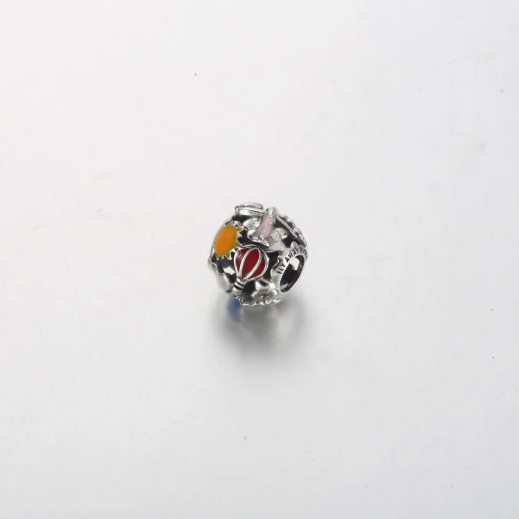 Pandora Fly Away Rainbow Sky & Potovalni obesek - 791695C01