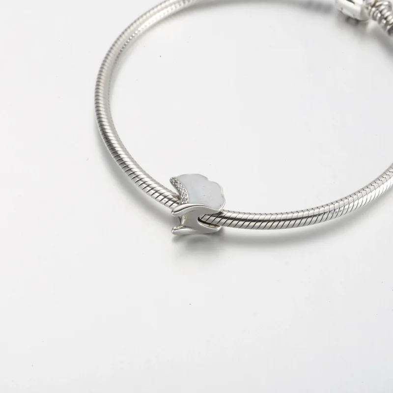 (slika za) Pandora Ginkgo srebrni obesek - 792430C01 - Ogled 5