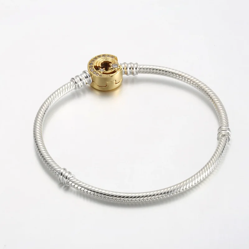 (slika za) Pandora Moments Shooting Star Zapestnica Kača Verižica Zapestnica - 562205C01 - Ogled 2