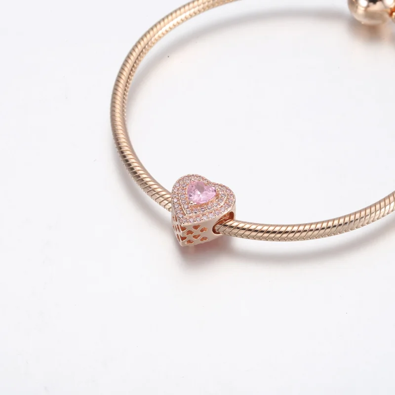 (slika za) PANDORA Obesek bleščeče srce - 789218C01 - Ogled 5