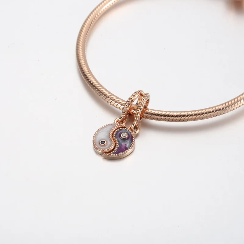 (slika za) PANDORA Obesek Jin in Jang - 780098C01 - Ogled 4