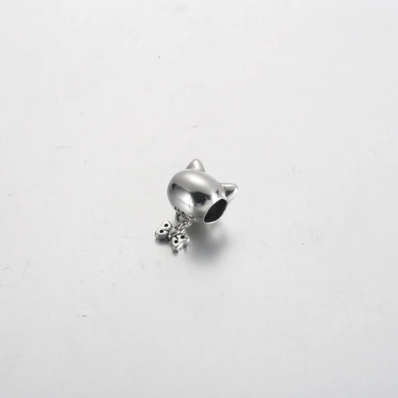 (slika za) PANDORA Obesek mačke s pentljico - 792255C01 - Ogled 3