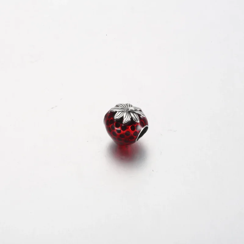(slika za) PANDORA Obesek v obliki jagode s semeni - 791681C01 - Ogled 3