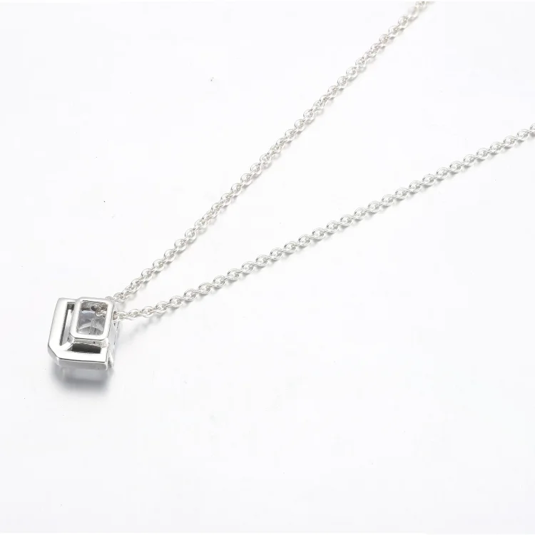 Pandora pravokotna bleščeča ogrlica Halo Collier - 392388C01