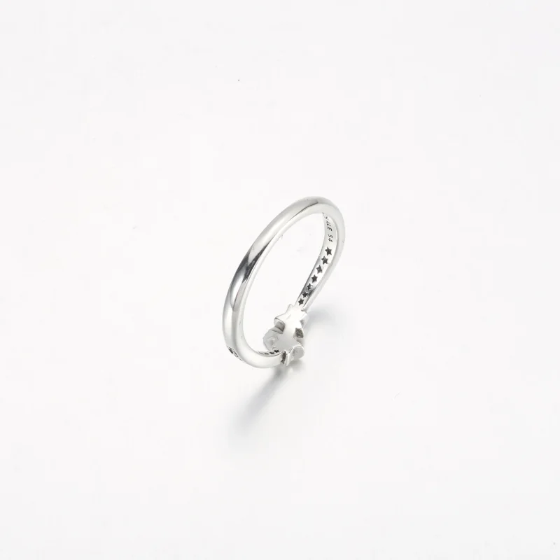 (slika za) PANDORA Sijoči prstan z zvezdnim utrinkom - 192365C01 - Ogled 5