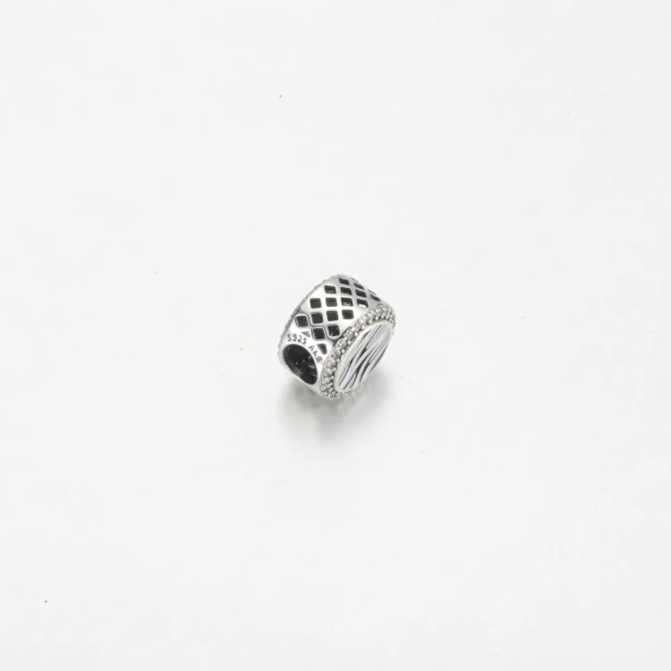 Pandora srebrni obesek s potiskom Zebra - 792016CZ_E025