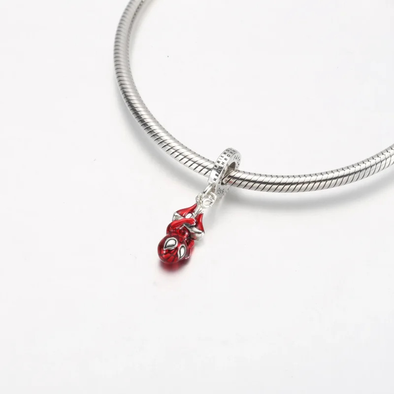 (slika za) PANDORA Viseči obesek z visečim Marvelovim Spider-Manom - 792323C01 - Ogled 4