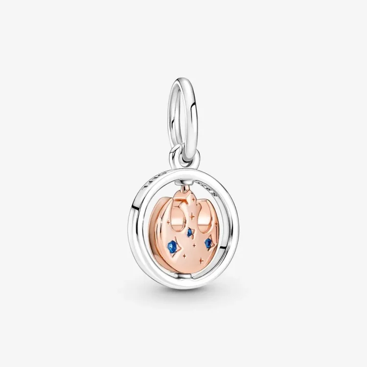 PANDORA Vrtljivi obesek s simbolom Star Wars™ Rebel Alliance™ - 380789C01